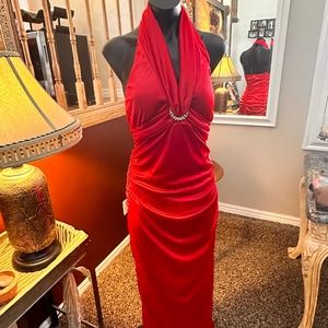 Red Silk Formal